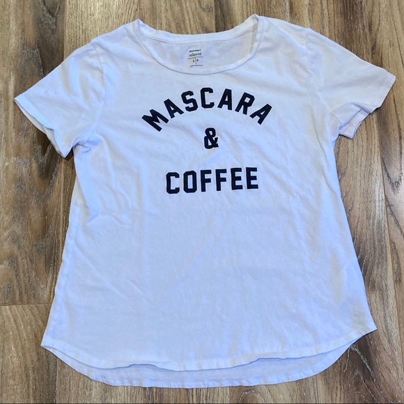 Old Navy Tops - Old Navy Mascara & Coffee T-shirt S